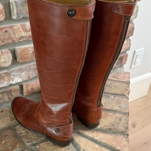 Frye Brown Leather Knee-High Boots - Picture 3 of 8